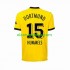 Camisola Borussia Dortmund Mats Hummels 15 Homem Equipamento Primeiro 2023-2024 Manga Curta